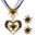 Wholesale Oktoberfest Vintage Heart Diamond Necklace