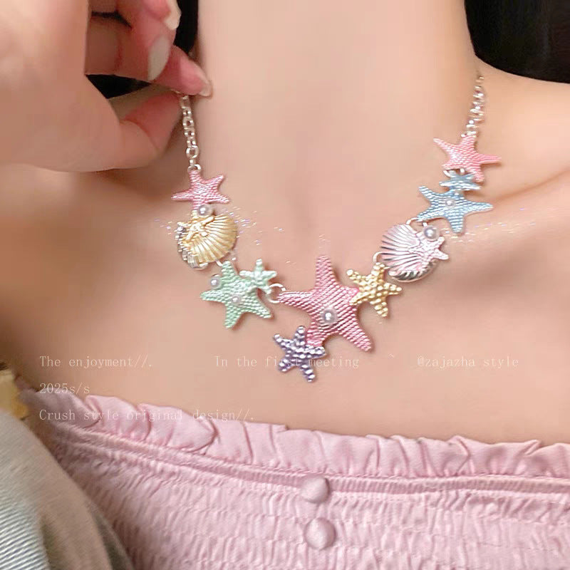 Wholesale  Natural Stone Shell Necklace