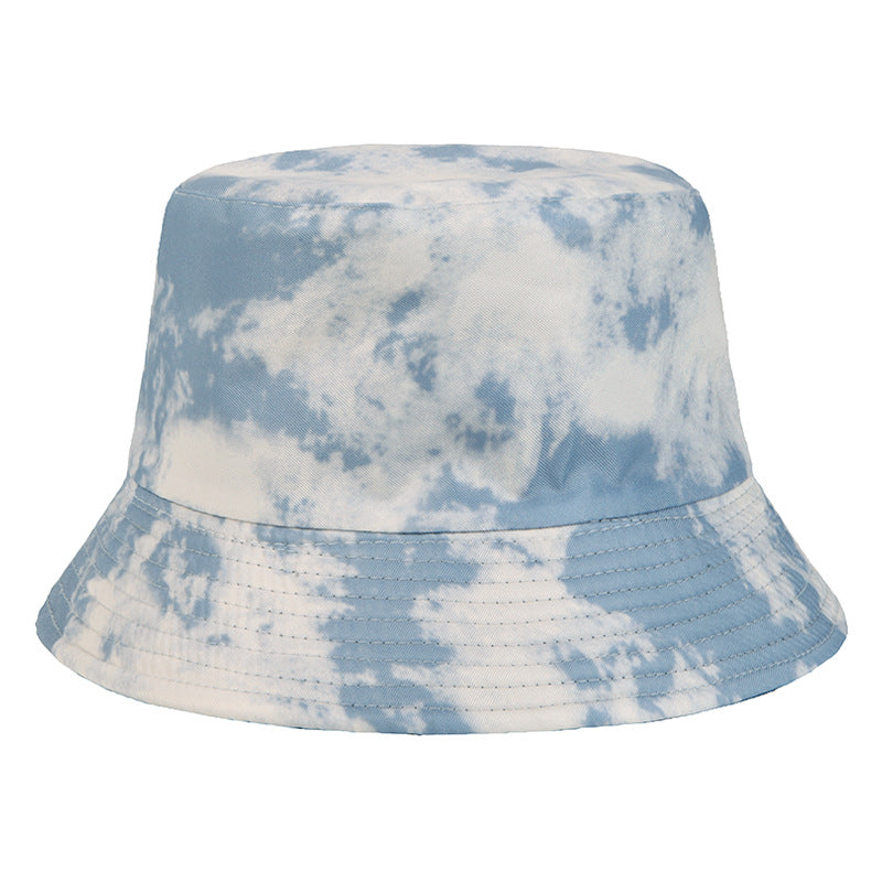 Wholesale  Printed Pattern Fisherman's Hat Tie-Dyed Double-Sided Basin Hat Bucket Hat