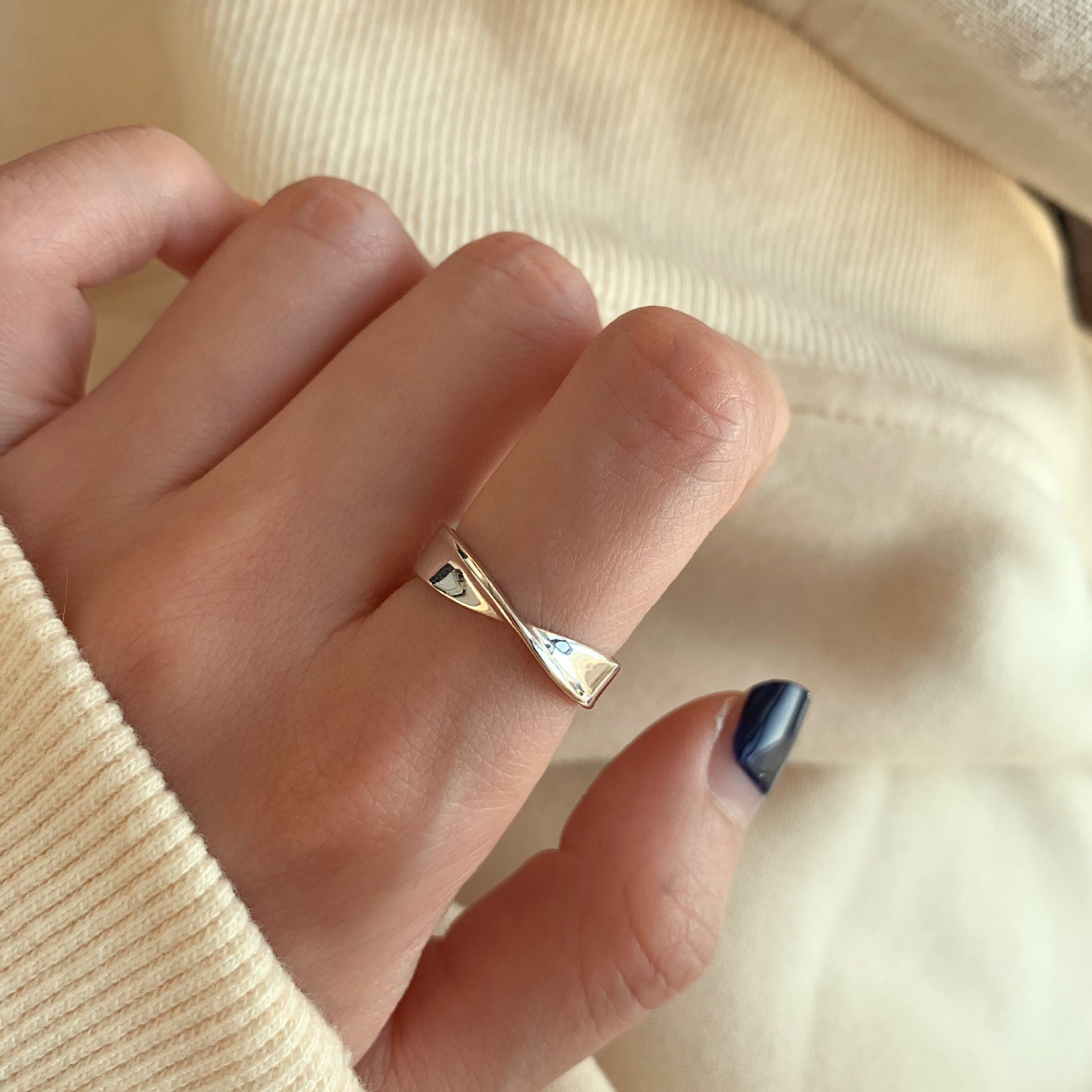 Wholesale Heavy industry combination index finger ring  open ring