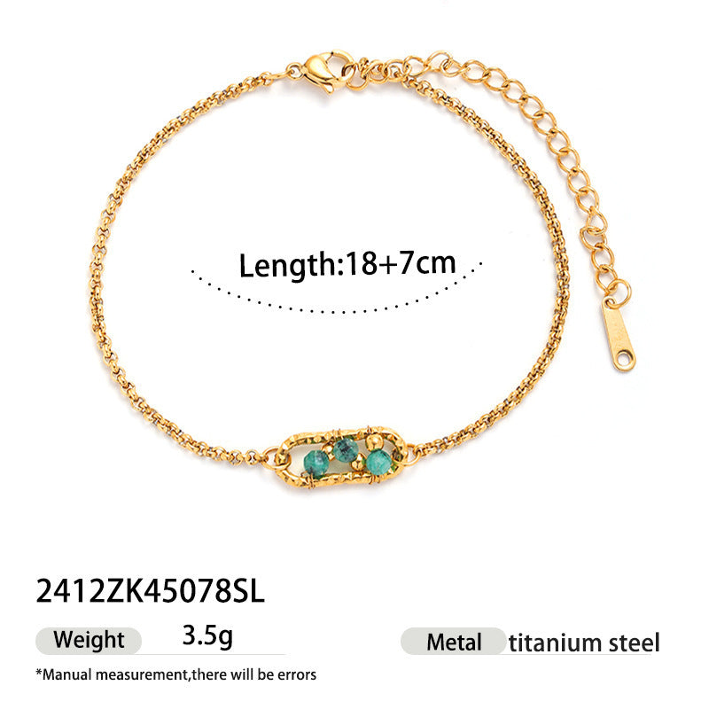 Wholesale Ocean Themed Stainless Steel Women S Bracelet With Starfish Shell Pearl Heart Zircon Chic Fashion Accessory For Gift And Boutique Resale