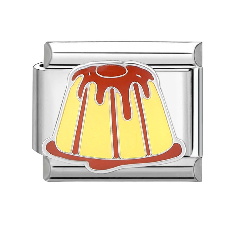 Großhandel italienisches Charmearmband 9mm DIY Spleißen süßer kreativer Anhänger Titanium Stahl komponierbares Armband