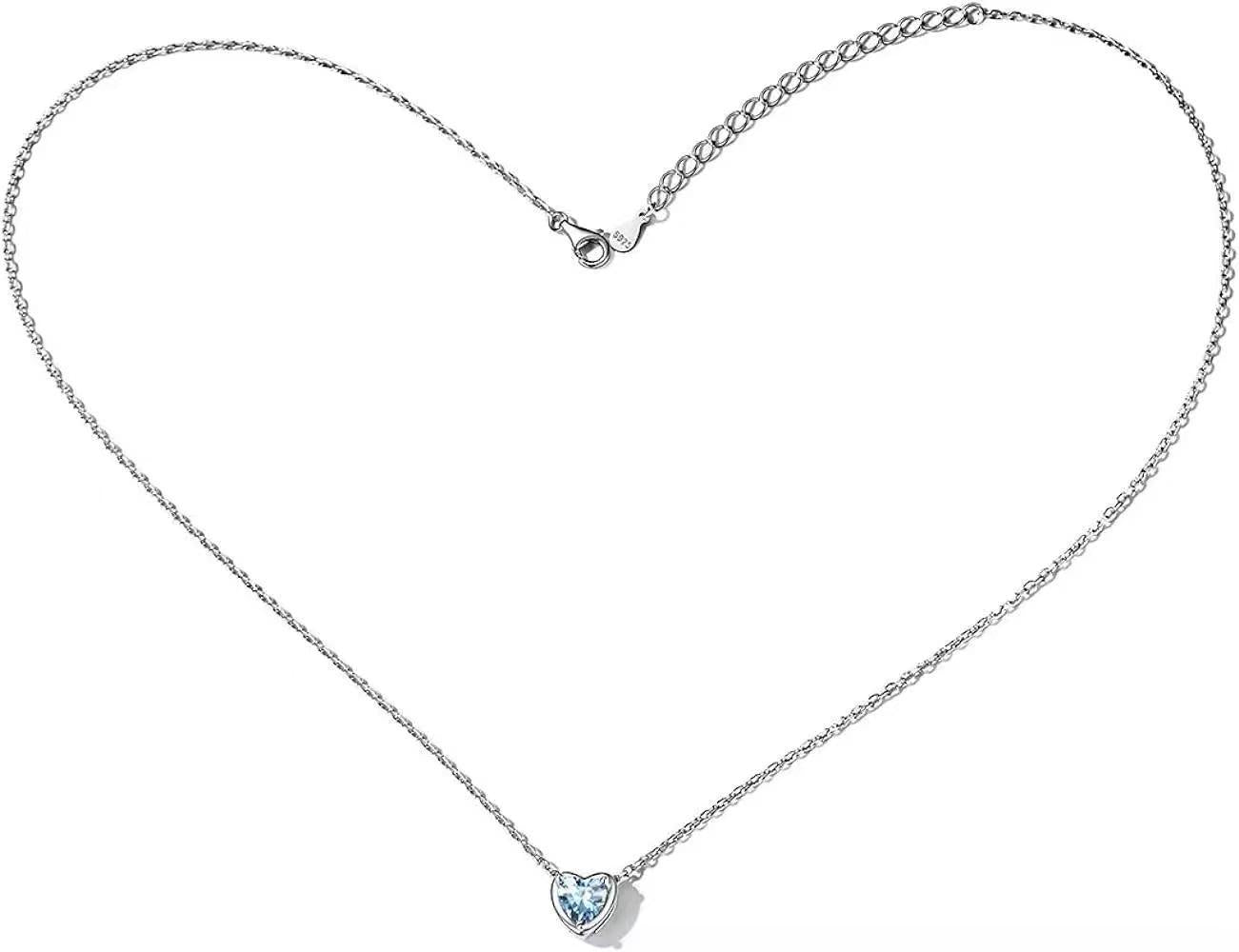Wholesale carat heart shaped diamond love necklace