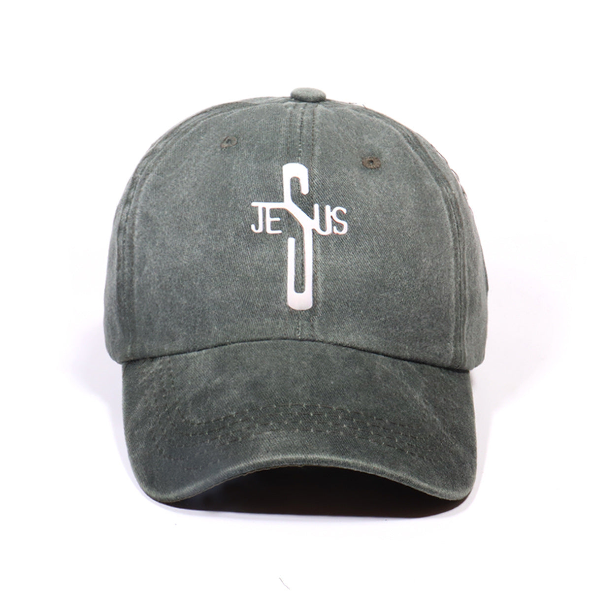 Wholesale Washed baseball cap letter print curved brim hat