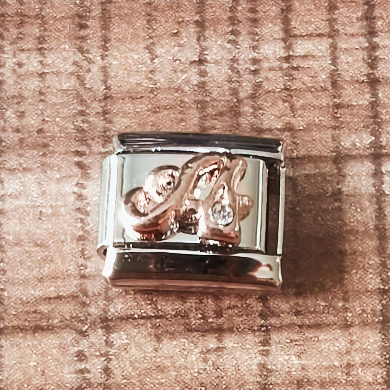 Wholesale Italian Charm Bracelet 9mm DIY Splicing Removable Stainless Steel Letter Composable Bracelet ACC-BT-XY067