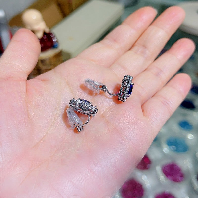 Wholesale Copper Zirconia Inlaid Earrings