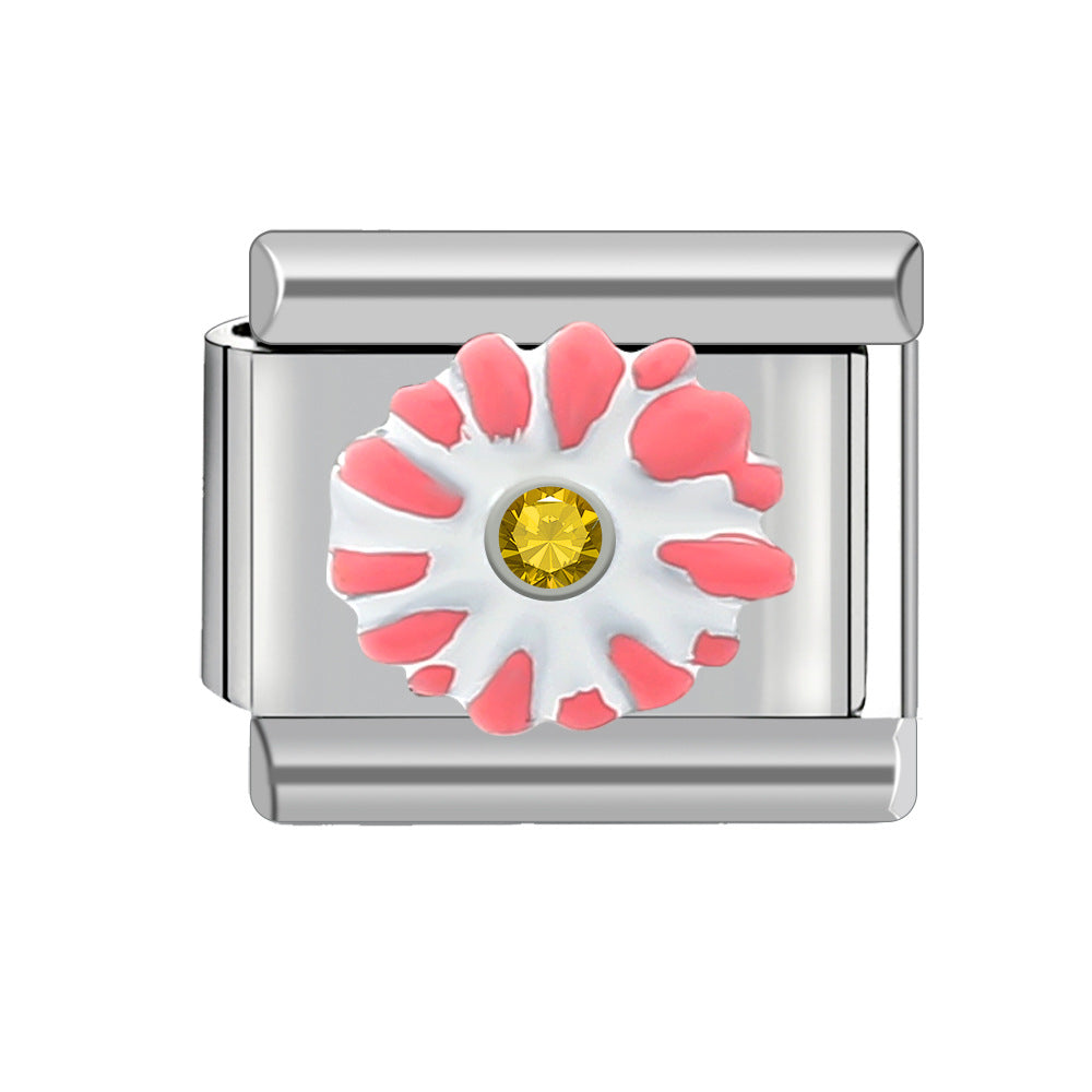 Wholesale Italian Charm Bracelet 9mm DIY Splicing Cute Creative Stainless Steel Composable Bracelet