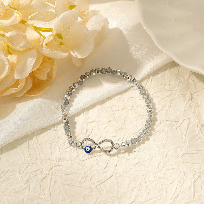 Wholesale Bohemian devil eye irregular bracelet