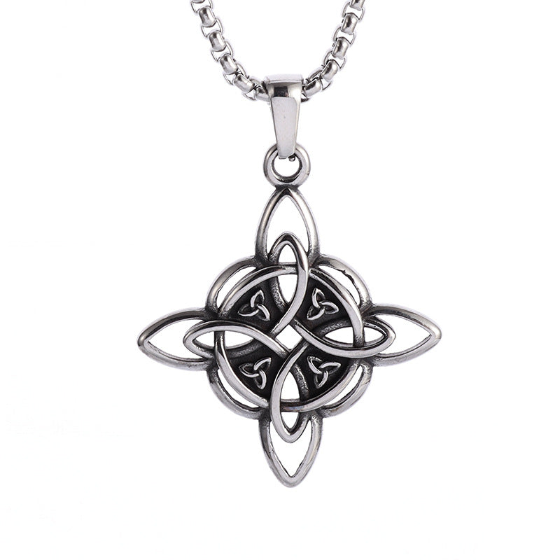 Wholesale Stainless Steel Vintage Pendant Necklace
