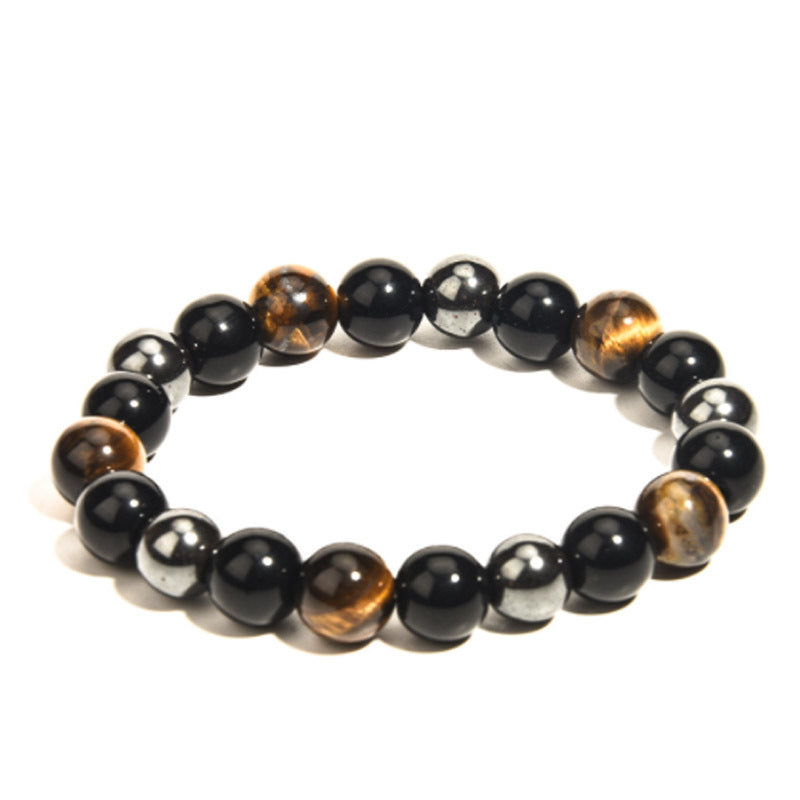 Wholesale Tiger Eye Stone Bracelet Obsidian Hematite Magnet Yoga Energy Bracelet ACC-BT-zhixiang008