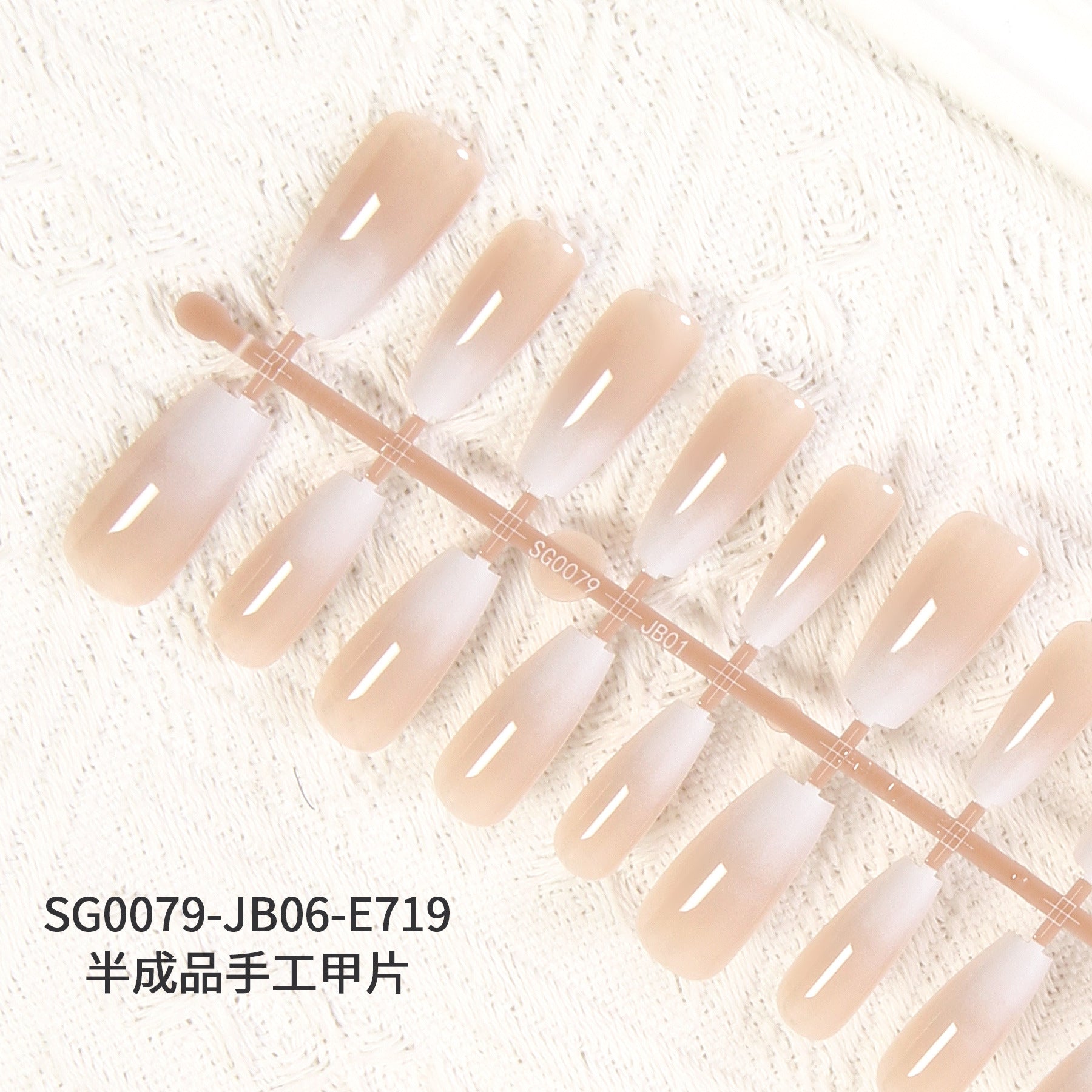 Wholesale of 5PCS Handmade Press on Nails Kits Prefabricated Nail Plates Semi-finished DIY Handmade Nail Plates ACC-NS-XKQ005