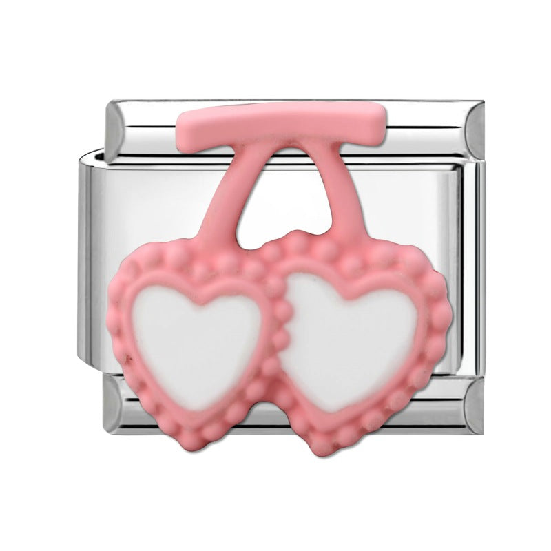 Wholesale Italian Charm Bracelet 9mm DIY Splicing Cute Creative Stainless Steel Composable Bracelet