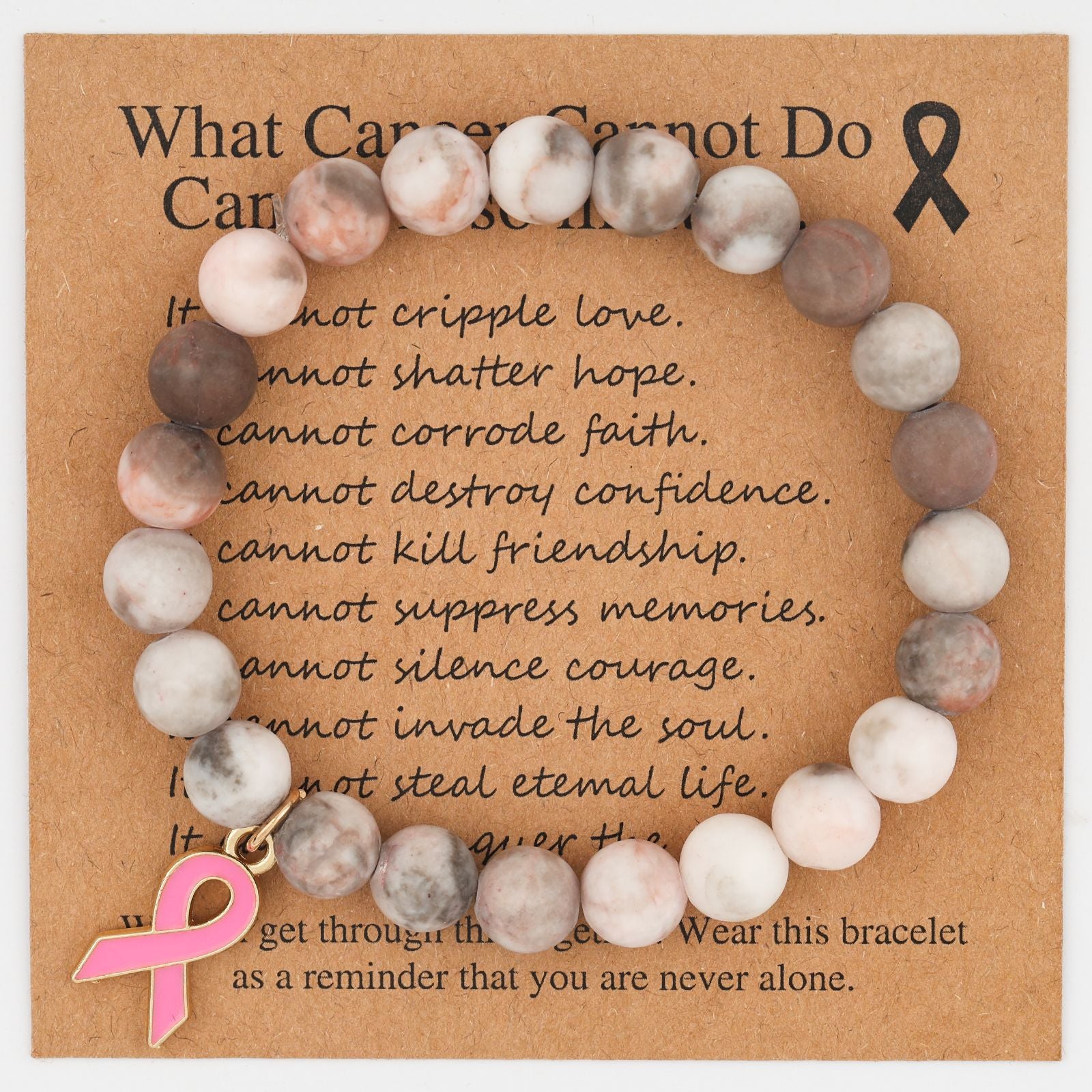 Wholesale pink crystal ribbon pendant bracelet