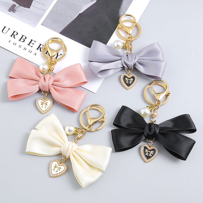 Wholesale Ribbon Bow Pendant Bag Keychain