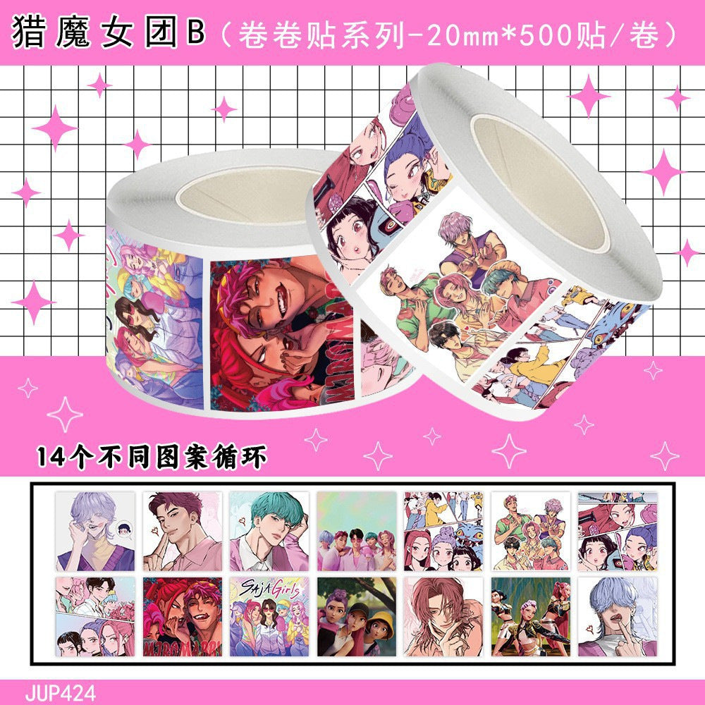 Wholesale KPOP  birthday party decoration tableware supplies atmosphere layout five-piece set kpop