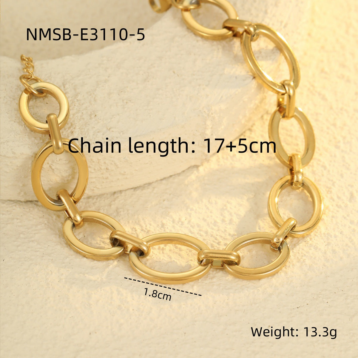 Wholesale  luxury stainless steel tassel bracelet