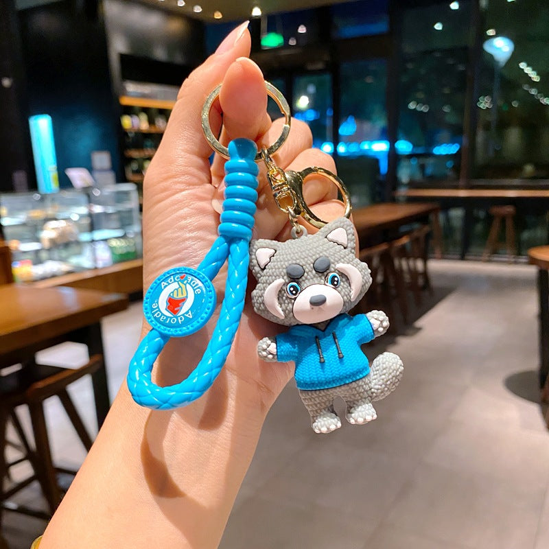 Wholesale Cartoon Bear PVC Soft Keychain Creative Keychain ACCVIP-KC-XinShu012