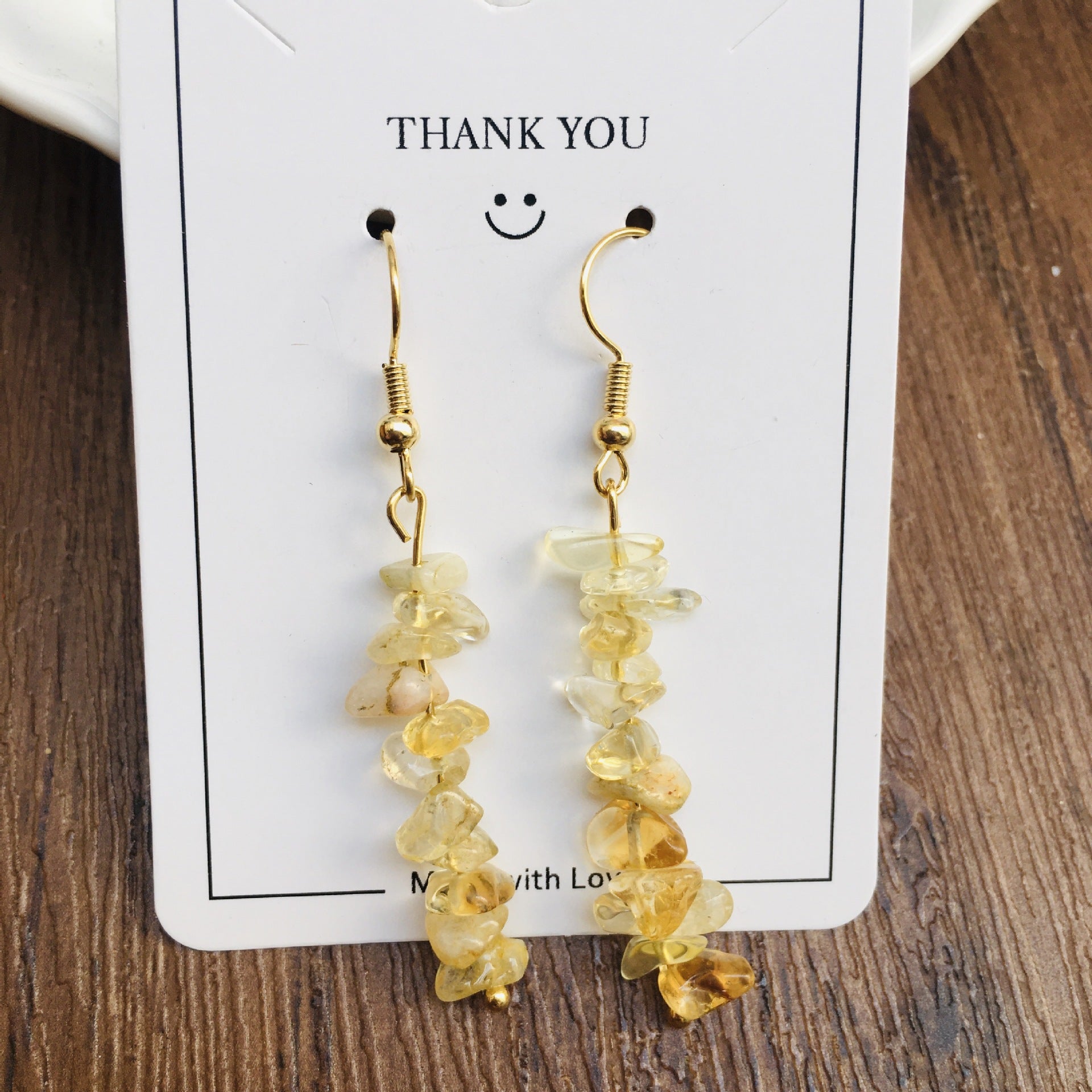 Wholesale Handmade Natural Stone Crystal Beaded Earrings ACC-ES-RongGuan004