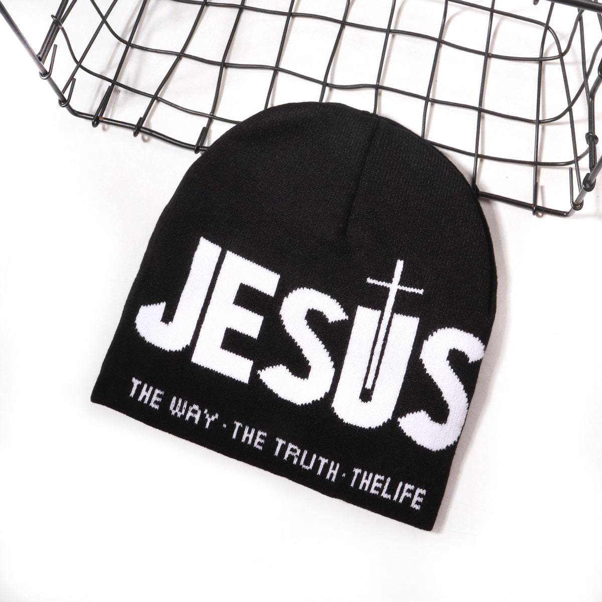 Wholesale  Letter Jacquard Knitted Hat Beanie