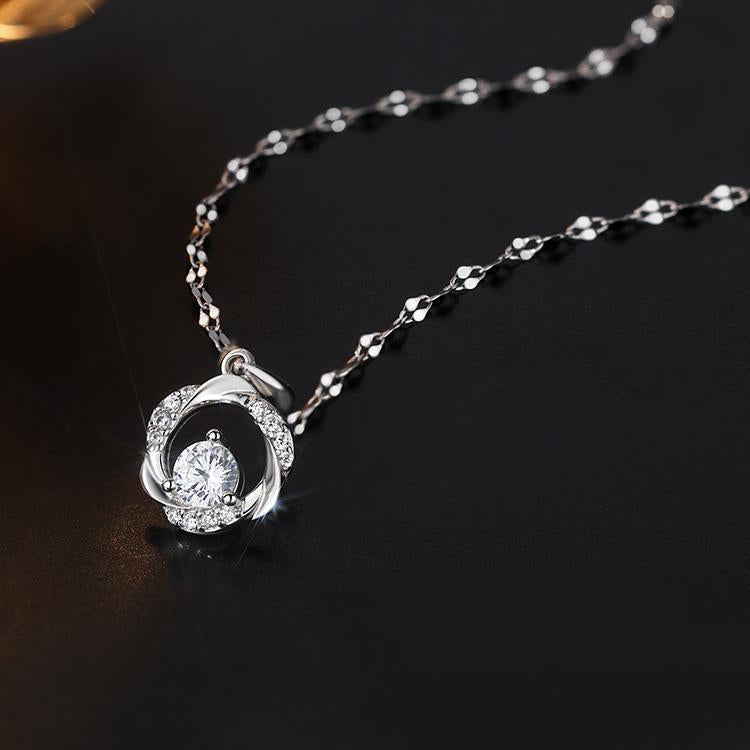 Wholesale 999 Sterling Silver All-match Valentine's Day Necklaces