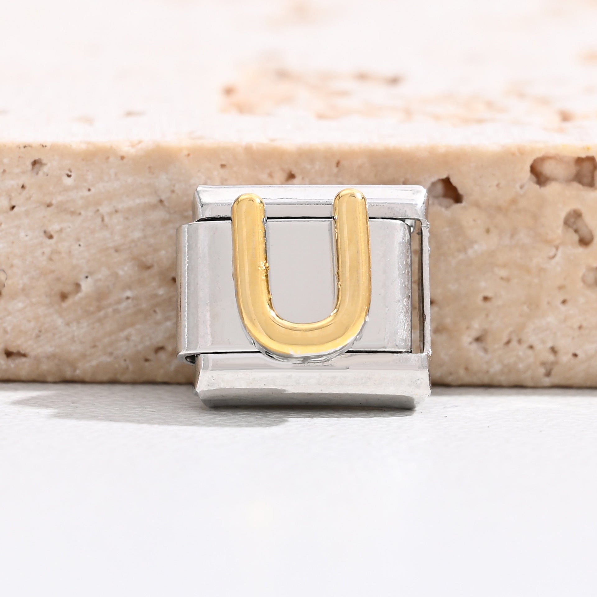 Wholesale 9mm Italian Charm Starter Bracelets DIY Letters Stainless Steel Composable Bracelet