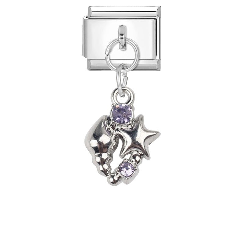 Wholesale 9mm Italian Charm Starter Bracelets DIY Pendant Style Stainless Steel Composable Bracelet