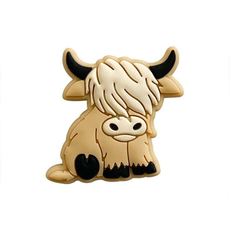 Wholesale 20pcs Cartoon Bull Head Focal Beads DIY Bead Accessories