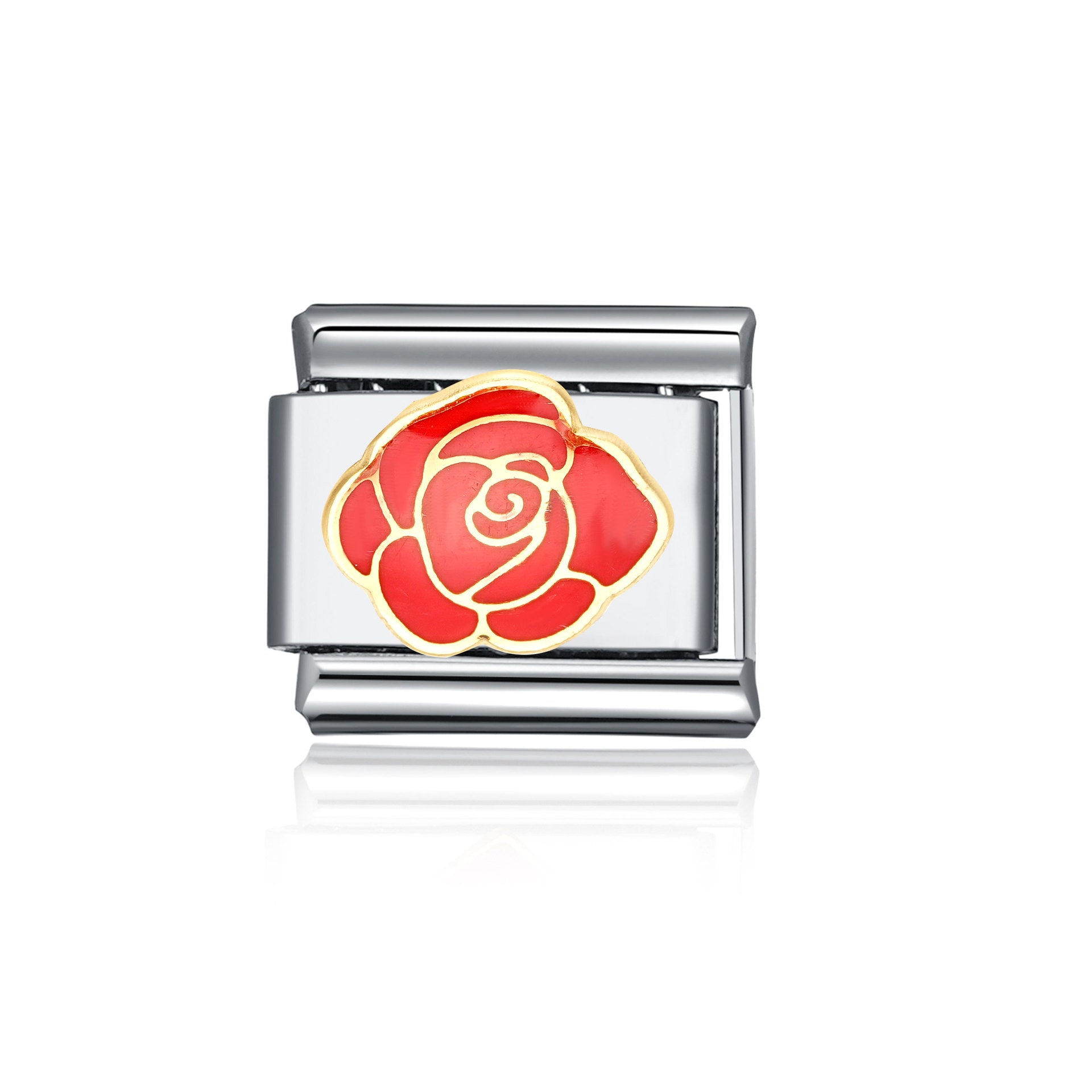 Wholesale Italian Charm Bracelet 9mm DIY Splicing Cute Cartoon Stainless Steel Composable Bracelet