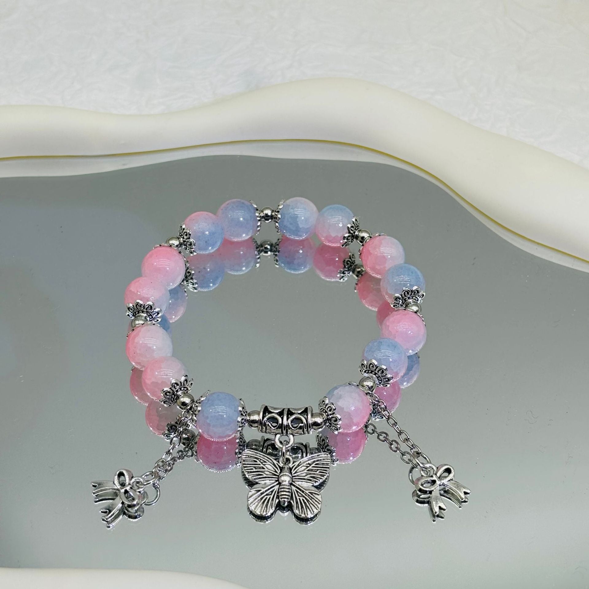 Wholesale Imitation Cat Eye Purple Lucky Bracelet Trendy Fashion Accessory