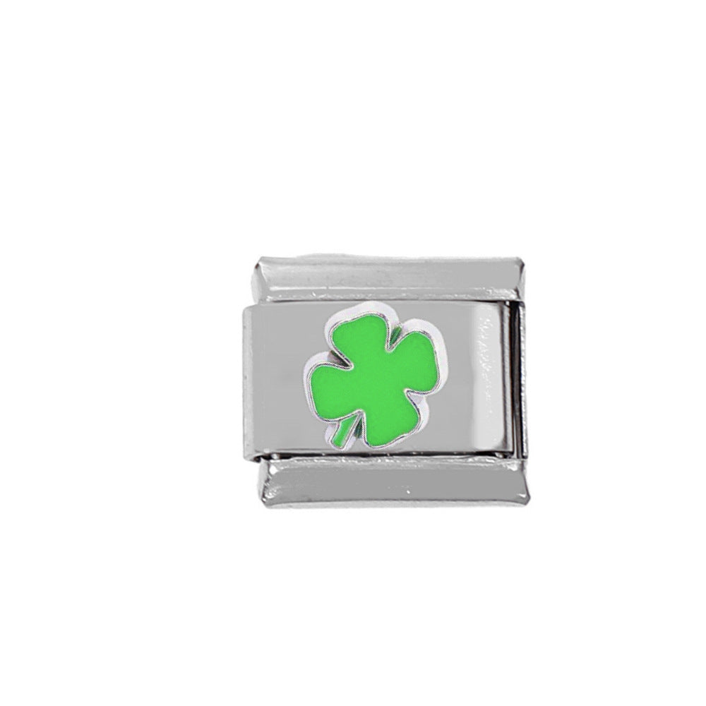 Wholesale Stainless Steel Flower Charms With Enamel Drop Design For DIY Jewelry Making Craft Supply