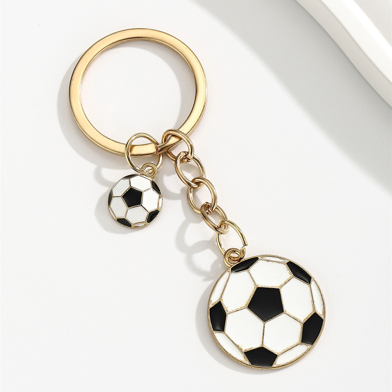 Wholesale Football Basketball Rugby Alloy Oil Dripping Keychain