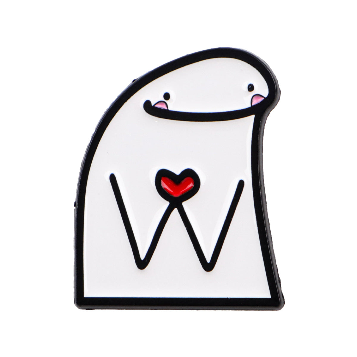 Wholesale 5pcs Simple line drawing cartoon brooch