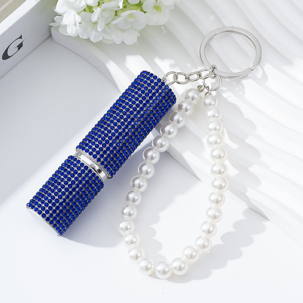 Wholesale  Diamond-Encrusted 5ml Creative  Keychain