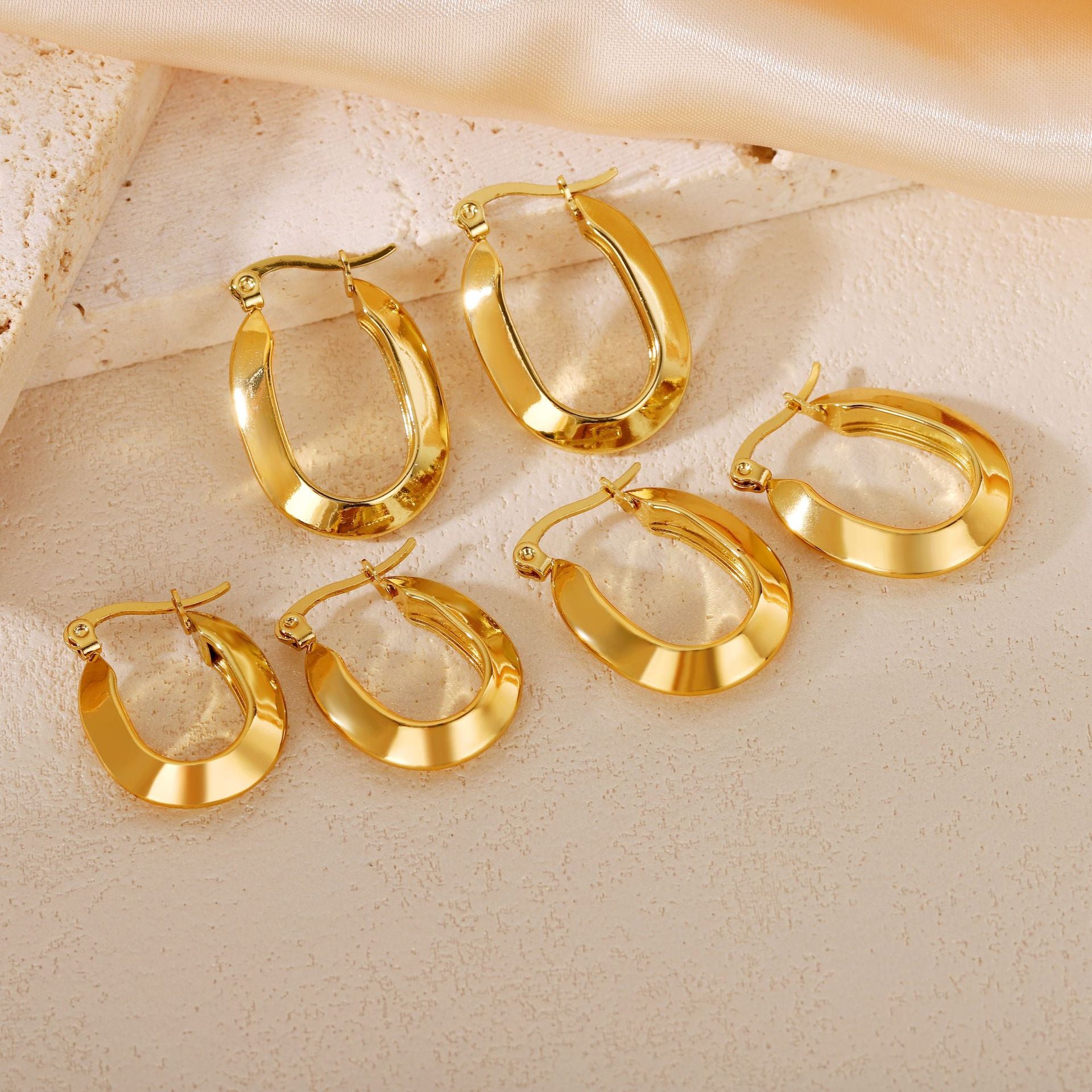 Wholesale  Hypoallergenic Jewelry  Titanium Steel Earrings