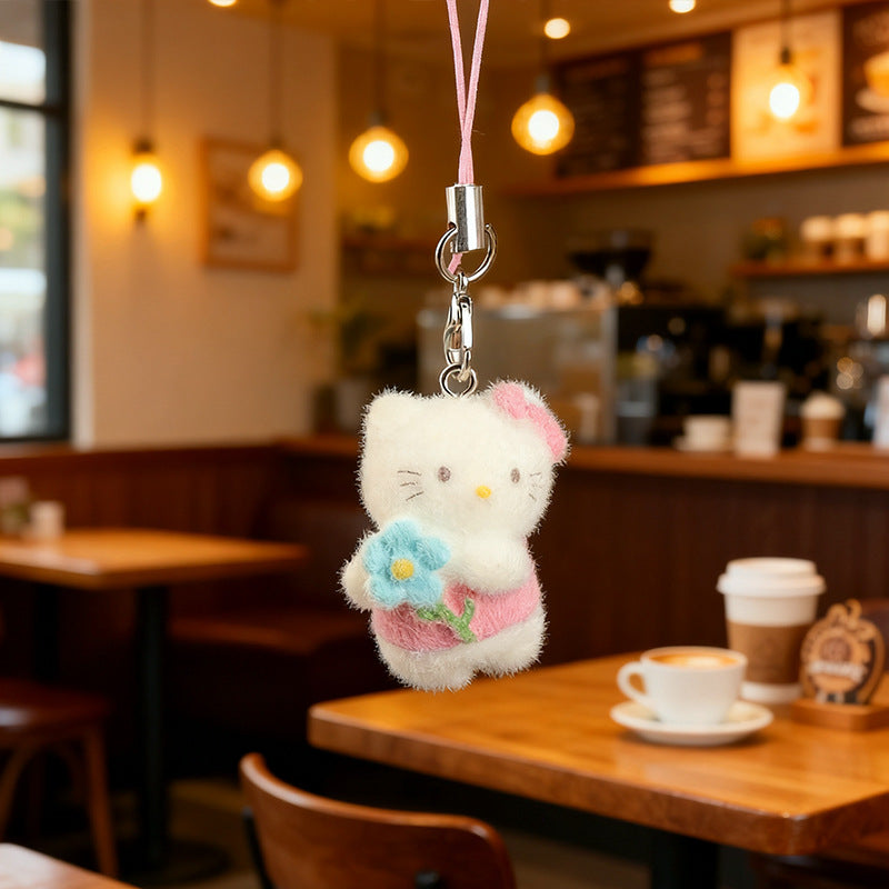 Wholesale 3D Cute Cartoon characters Plush Keychain