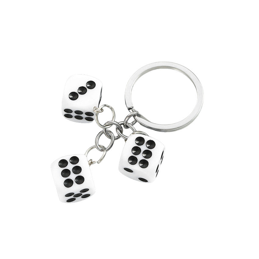 Wholesale Resin dice keychain pendant