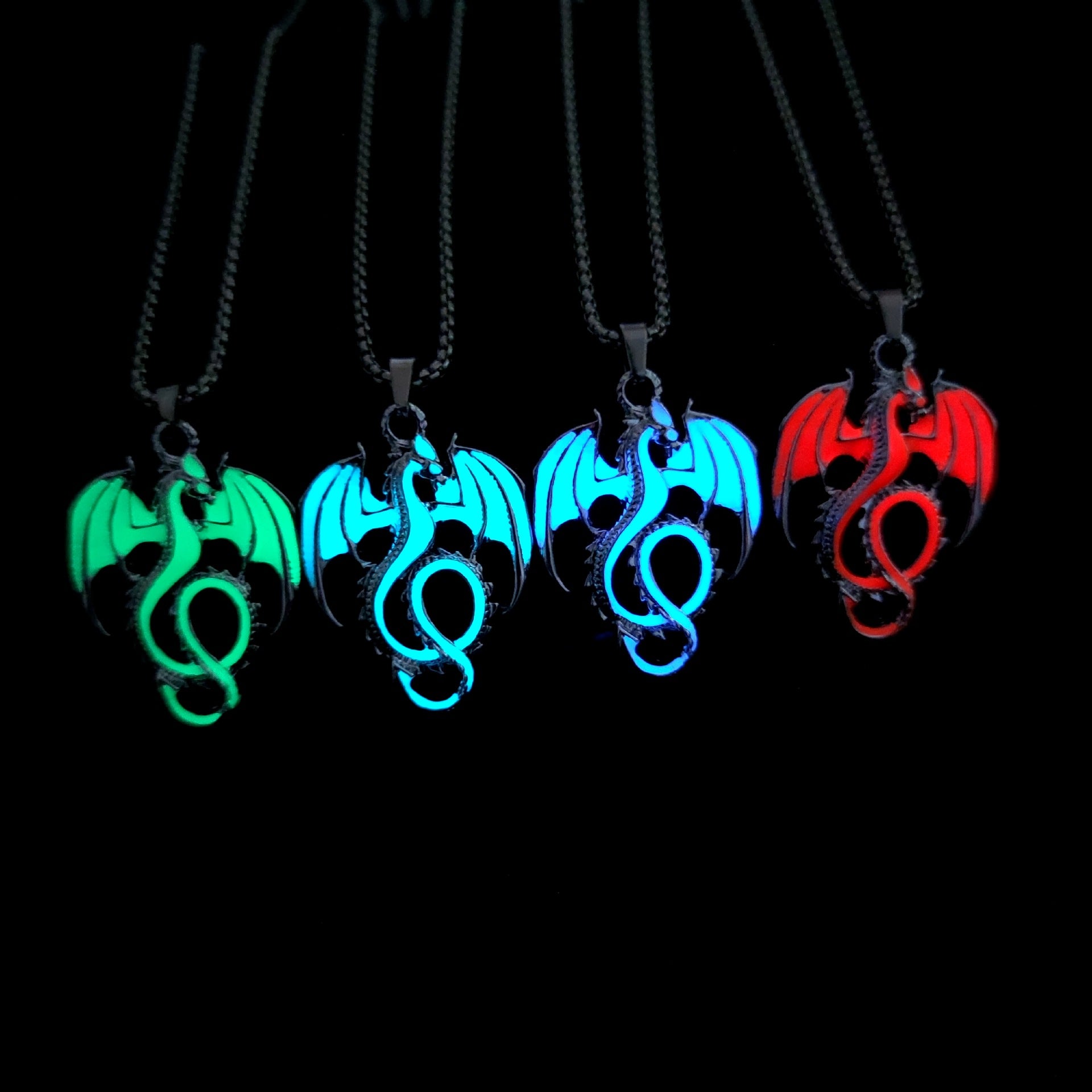 Wholesale  Luminous Pterosaur Pendant Necklace