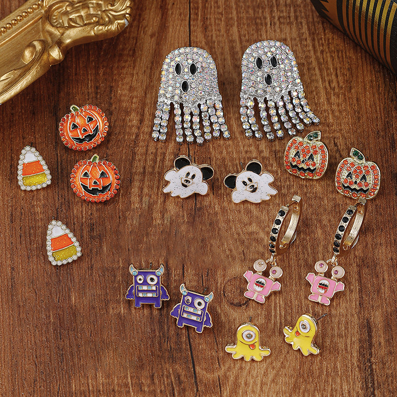 Wholesale  Cartoon Zinc Alloy Earrings Fashion Accessory Gift Boutique Resale