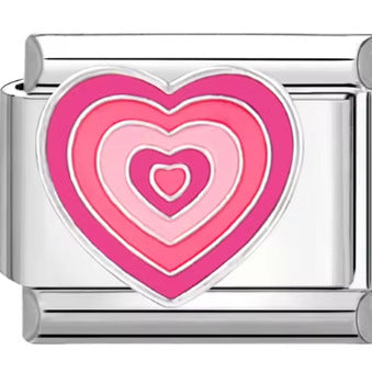 Wholesale 10pcs Italian Charm Bracelet 9mm DIY Splicing Removable Heart Star Stainless Steel Composable Bracelet