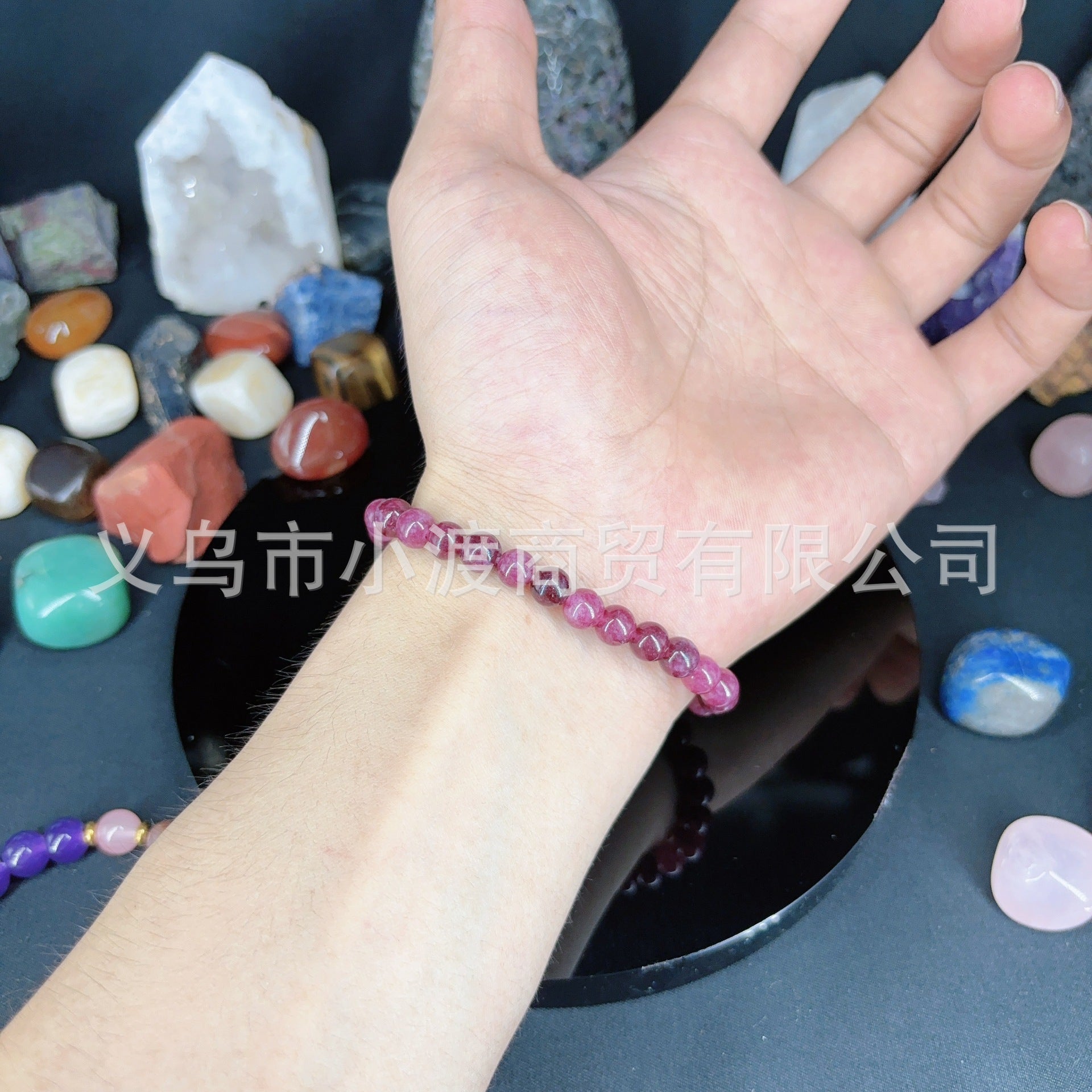 Wholesale Chalcedony Garnet Bracelet