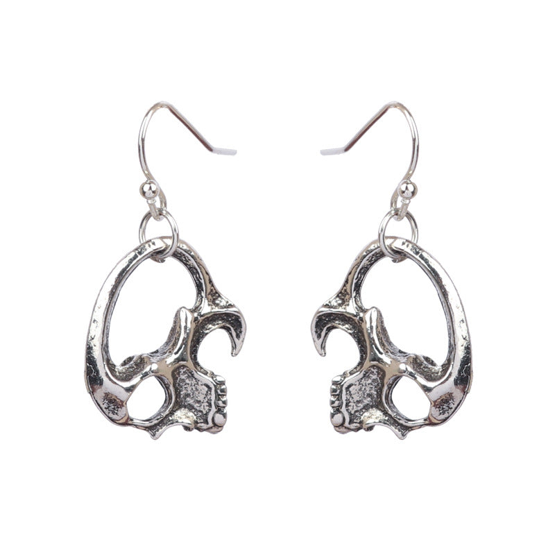 Wholesale  Skull  Web Earrings Dark Wind Style Alloy Jewelry Accessory Gift