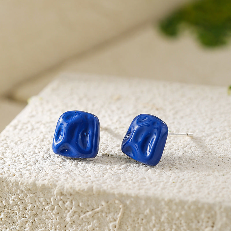 Wholesale Cute Exquisite Small Earrings Silver Needle Earrings