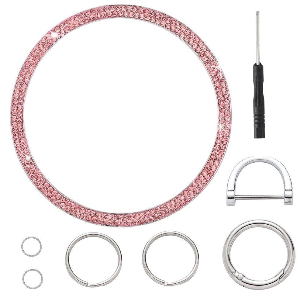 Wholesale Metal Diamond Bracelet Keychain ACC-KC-ZW007