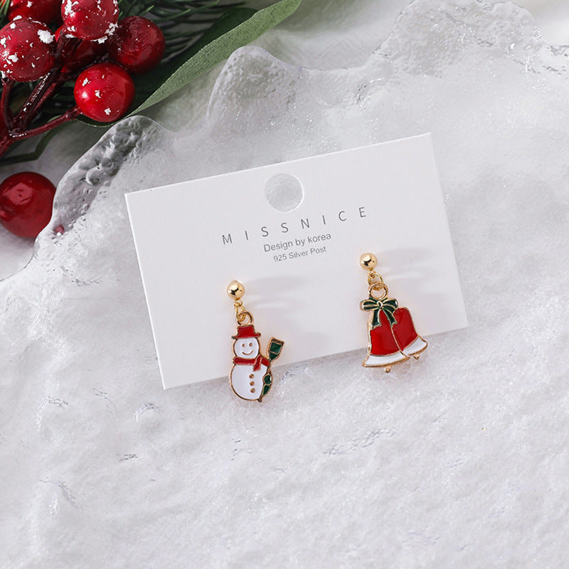 Wholesale S925 Silver Needle Christmas Earrings ACC-ES-QingLian001