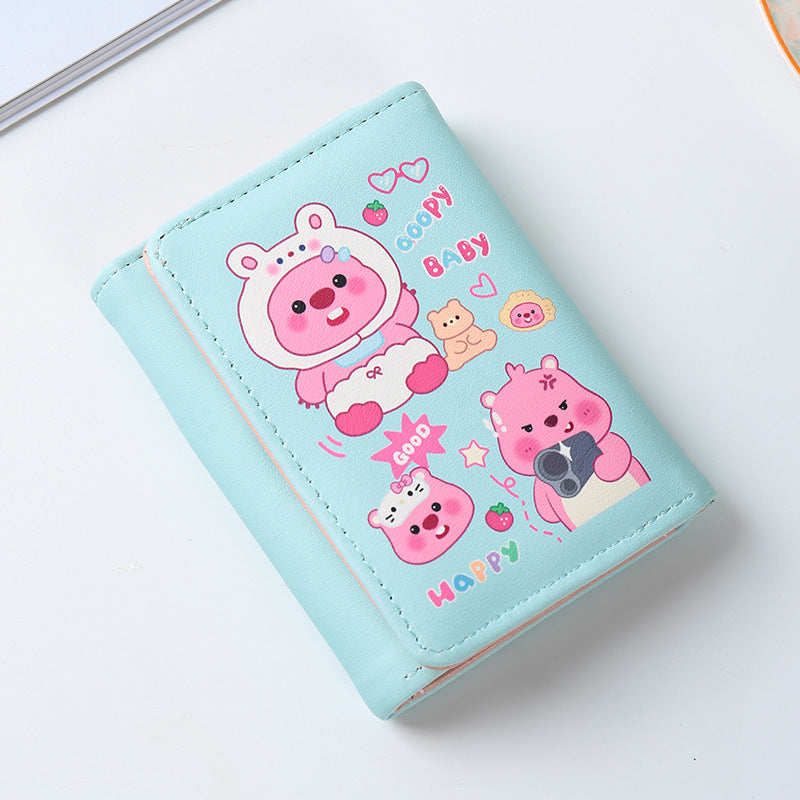 Wholesale Trifold Cute Puppy Wallet ACC-WT-Jial002
