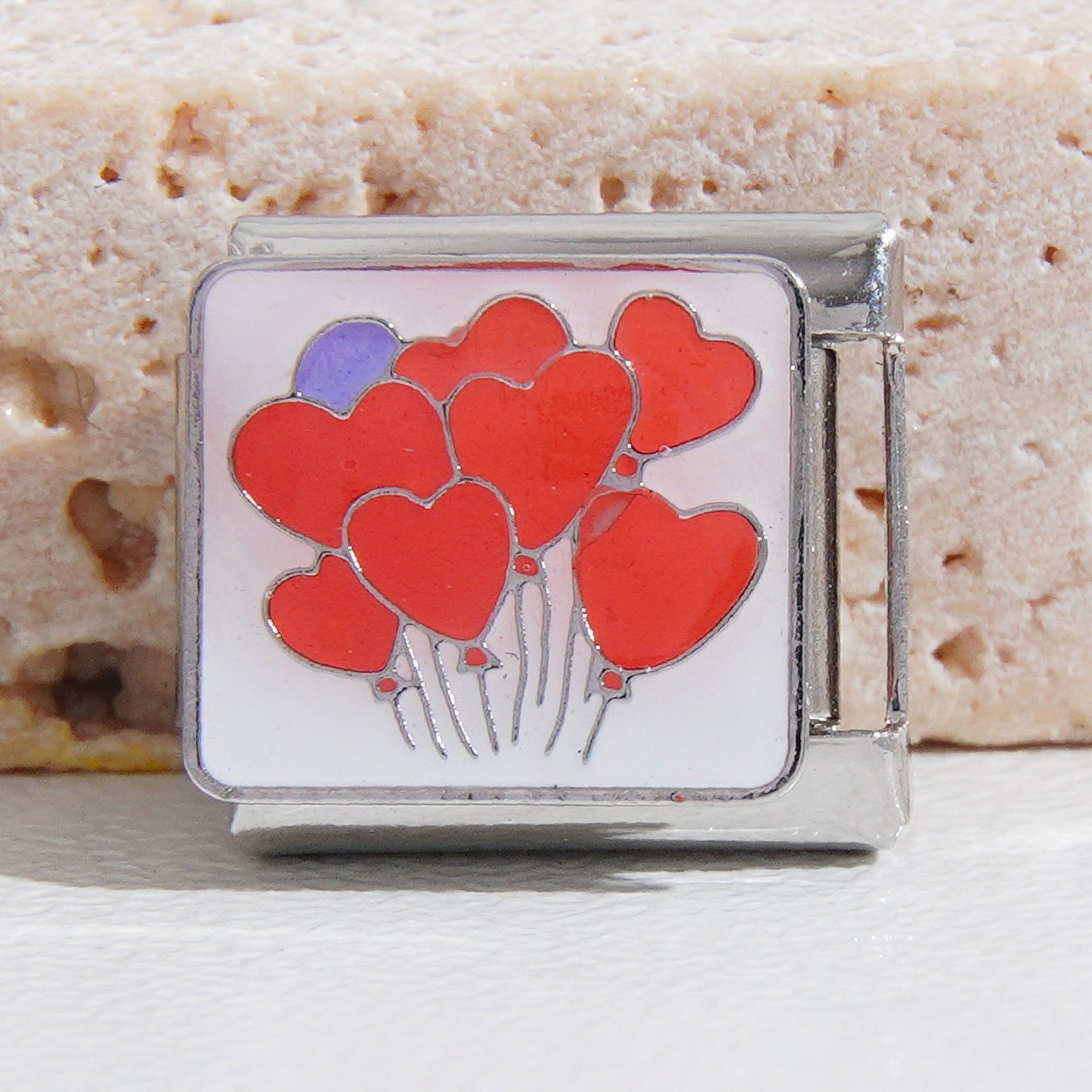 Wholesale Italian Charm Bracelet 9mm DIY Splicing White Series Stainless Steel Composable Bracelet