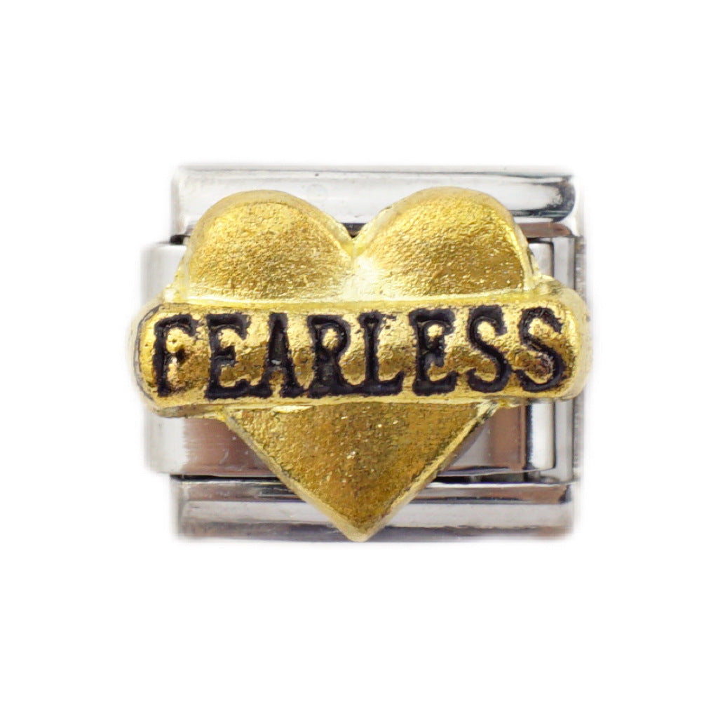 Wholesale 5pcs Italian Charm Bracelet 9mm DIY Splicing Creative Pattern Stainless Steel Composable Bracelet