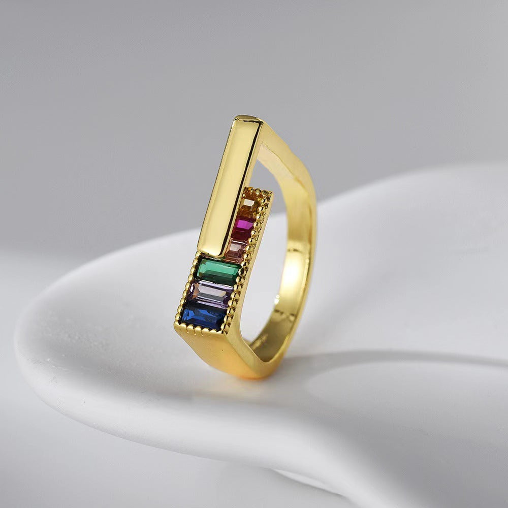 Wholesale Colored Zirconia Open RingsACC-RS-YXY027