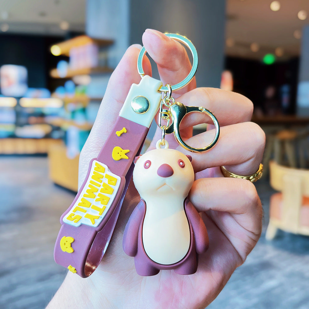 Wholesale Cartoon PVC Soft Keychains ACCVIP-KC-ErLu008