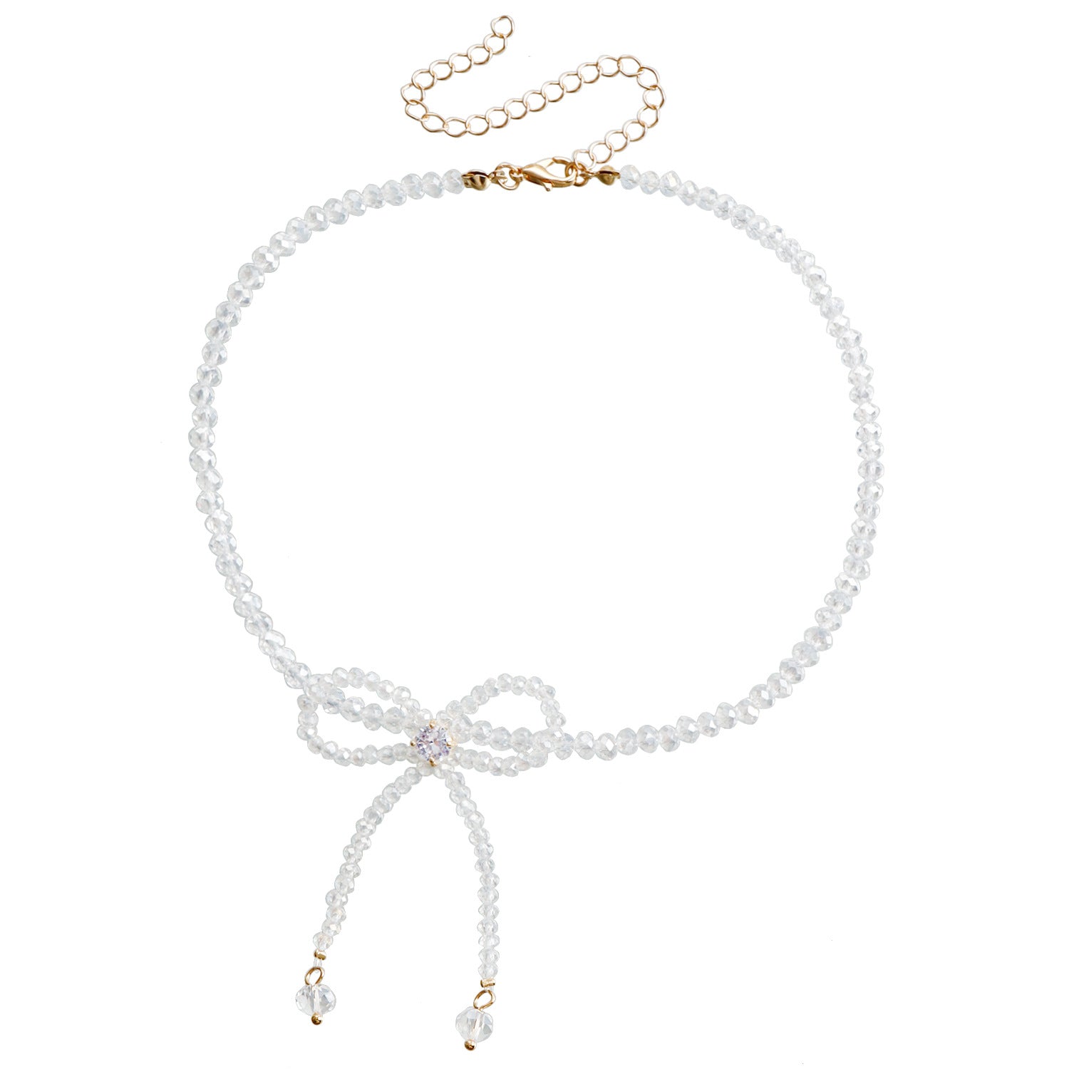 Wholesale Bow Necklace Clavicle Chain Bow Necklaces Choker Necklaces ACC-NE-ZuoWen001